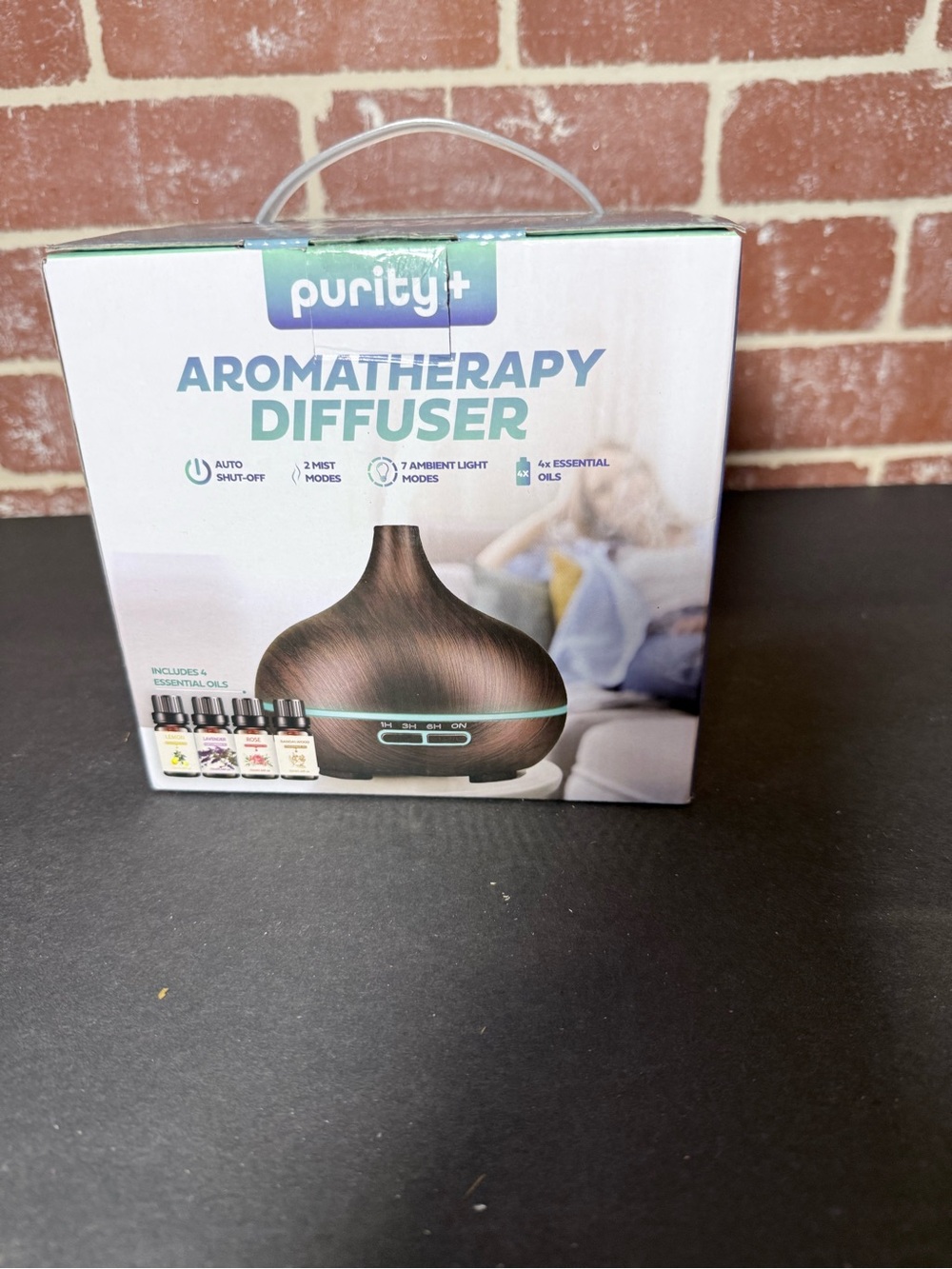 Brown Wood Grain Aromatherapy Diffuser